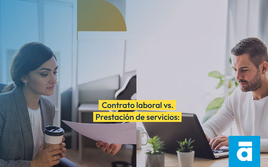 Contrato laboral y prestación de servicios